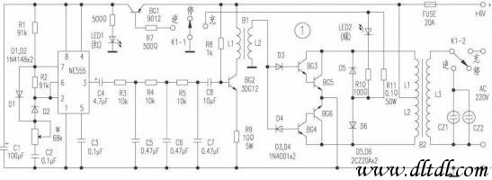 自制简易家用逆变电源