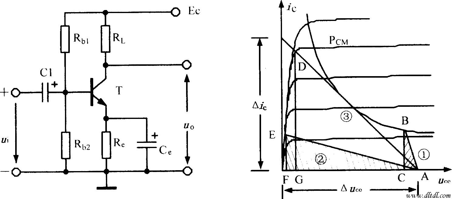 简单的单管功率放大电路输出功率图解_电路图-华强电子网