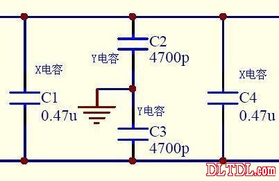 安规电容介绍(X电容,Y电容作用)