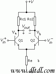 差分放大器(差动放大器)电路原理_电子设计应