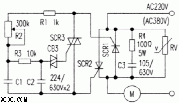 简单实用的大功率可控硅触发电路图