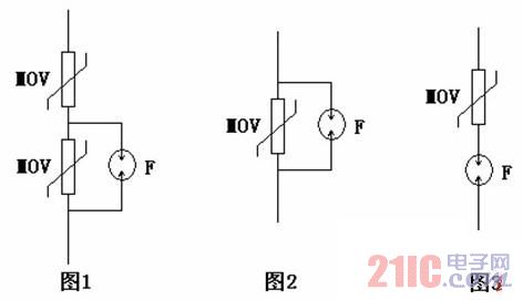 压敏电阻器与气体放电管串并联的应用