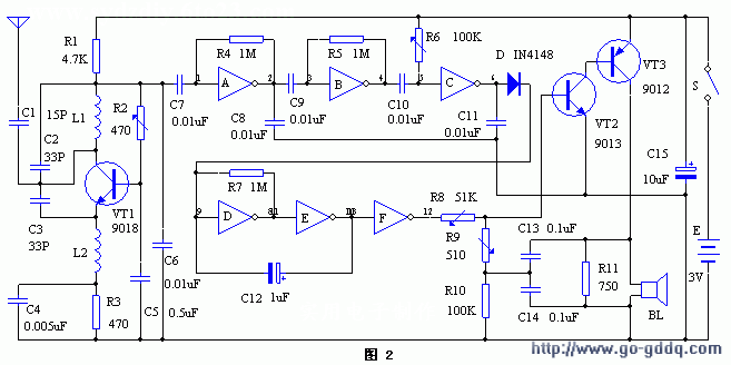 超短波物品遗留提醒报警器原理设计与分析