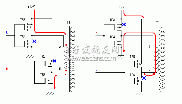 MOS场效应管逆变器自制