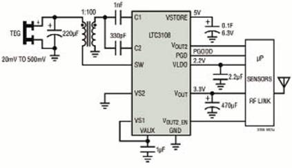 飞机结构运用能量收集实现方案_电子设计应用
