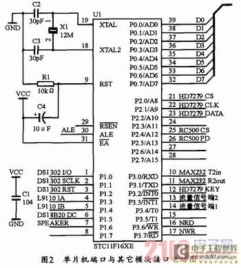 基于非接触式IC卡的智能水控器设计_电子设计