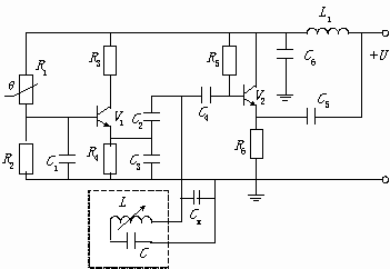 电涡流式传感器测量电路原理图_电子设计应用