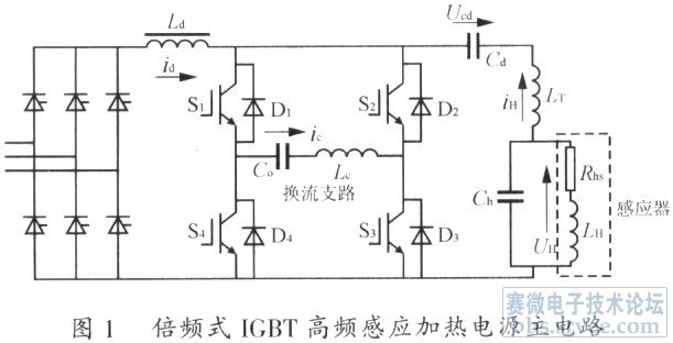 倍频式IGBT高频感应加热电源负载短路的保护