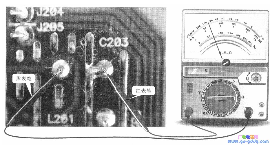 液晶显示器次级输出滤波电容的检测方法_电子