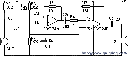 LM324引脚图及电路应用