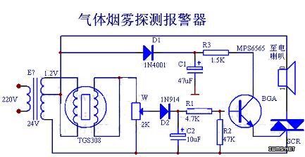 气体烟雾探测器(QM-NG1型广谱气敏传感器应