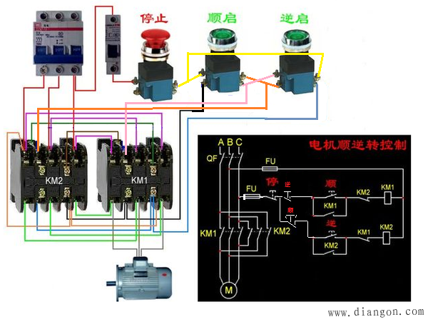 380伏交流接触器的接法图解 -解决方案-华强电子网