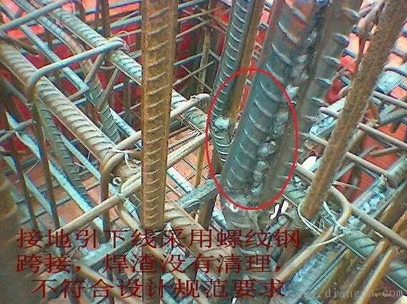 防雷均压环图片,均压环大样图,均压环钢筋焊接示意图_大山谷图库