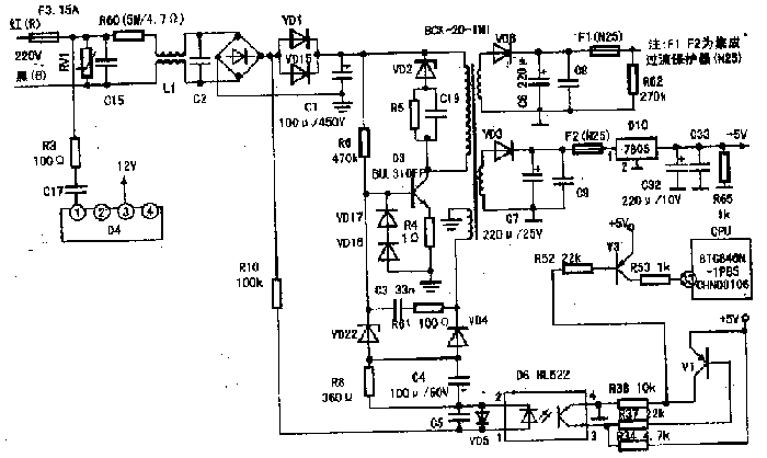 长虹25gweq型系列空调原理图