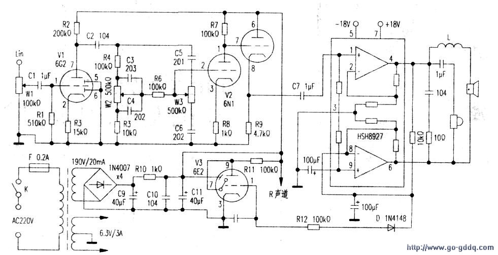 双声道btl功放电路设计