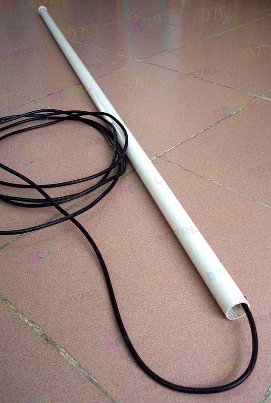 pvc管套折合j型天线制作全过程