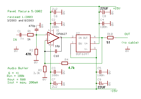 首页 技术资料 电路图 光电电路 opa627 buf634t装机说明