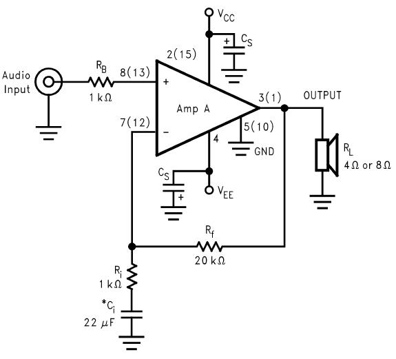 lm1876tf应用电路图